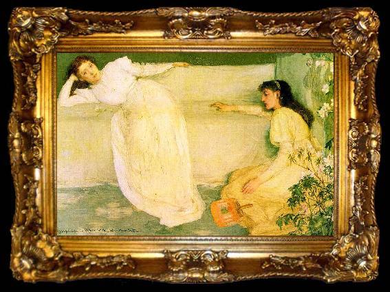 framed  James Mcneill Whistler Symphony in White, ta009-2